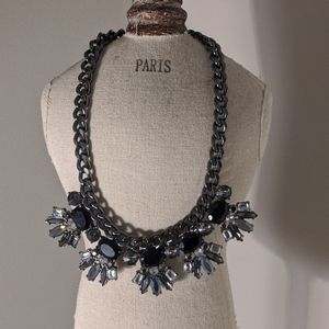 Express Black Statement Necklace
